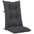 thumbnail image 2 of vidaXL Chair Cushion Water Repellent Garden High Back Chair Cushion Pad Fabric, 2 of 6