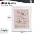 thumbnail image 4 of Stupell Industries Coastal Slow Beach Living White Framed Print Under Glass, 17 x 21, by The Prints Vibe, 4 of 8