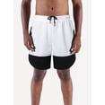 thumbnail image 2 of TheFound Men's Sweatshorts Casual Fitted Elastic Waist Contrast Color Athletic Short for Running Workout, 2 of 9