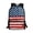 American Flag, variant on Bear Pattern Kids Backpack for Middle School Students Large Capacity Ergonomic Padded Straps for Boys Girls Ages 6‑18 Back to School Daily Use