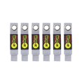 thumbnail image 1 of Correas de almacenamiento Wrap-It Heavy-Duty de 7 pulgadas (paquete de 6) plateadas, 1 of 8