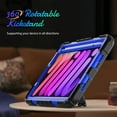 thumbnail image 3 of navor Rugged Cover Compatible with iPad Mini 6 (2021), Rotatable Kickstand Shoulder & Hand Strap Shockproof Heavy Duty Protective Case, 3 of 9