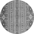 thumbnail image 1 of Ahgly Company Indoor Round Oriental Gray Modern Area Rugs, 8' Round, 1 of 4
