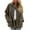 Brown, variant on Women's Fleece Jacket Full Zip Casual Plus Size Warm Winter Coats Long Sleeve Trendy Fluffy Sherpa Jacket Outerwear (Black,L)