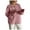 Pink, variant on Daznico Women's Cardigan Sweater Loose Long Sleeve Open Front Knit Coat,Size XL