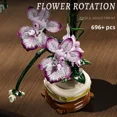 thumbnail image 2 of GZBricker Orchid Flowers Bouquet Building Set, Compatible with Lego Botanical Collection with Vase Home Office Decor for Women Adults Girls 696PCS, 2 of 7