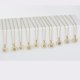 thumbnail image 4 of Collar de letras de acero inoxidable redondo con concha de oro de 18 quilates, anillo de acero de titanio de moda europea y americana, colgante de 26 letras para mujer, 4 of 6
