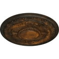thumbnail image 3 of 30 5/8"OD x 2 1/2"P Tellson Ceiling Medallion (Fits Canopies up to 6 3/4"), Hand-Painted Rust, 3 of 7