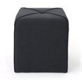 thumbnail image 4 of Holaki 17" Ottoman,Versatile Square Footstool, Made of Single Tufted and Studded Edges, Simple and Beautiful, Generally Suitable for Bedrooms and Living Rooms, Easy to Assemble, 4 of 8
