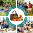 thumbnail image 6 of Boho Mandala Vintage Cooler Bag Lunch Bag Soft Cooler Cooling Tote Insulated Lunch Box for Adult Men Women, 6 of 6