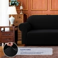 thumbnail image 6 of Subrtex 1-Piece Stretch Sofa Slipcover Non Slip Couch Cover (Armchair, Black), 6 of 7
