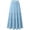 Light Blue, variant on Vetsdori Women's Summer Casual Fashion Solid Color Drawstring Pocket Elastic Waist Skirt