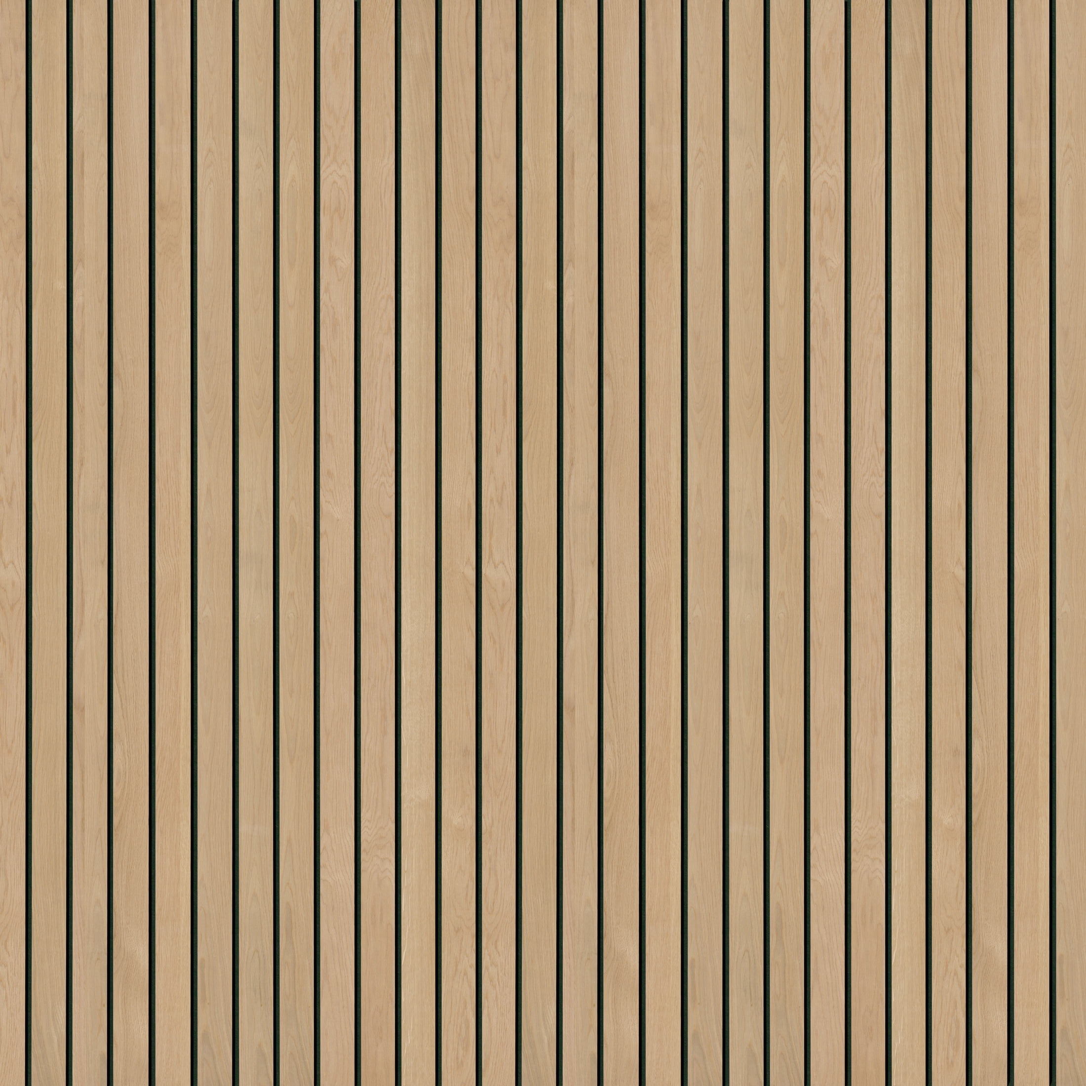 MSI 94.5 in. x 10.63 in. Natural 3D Fluted Wood Slat Acoustic Sound Absorbing Wall Paneling (Set Of 4)