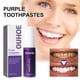 thumbnail image 5 of Pasta de dientes, Pasta de dientes blanqueadora, Para blanquear los dientes, Blanqueamiento, Pasta de dientes morada, Blanqueamiento dental morado, Eliminación de manchas dentales, Corrector de color, 5 of 5