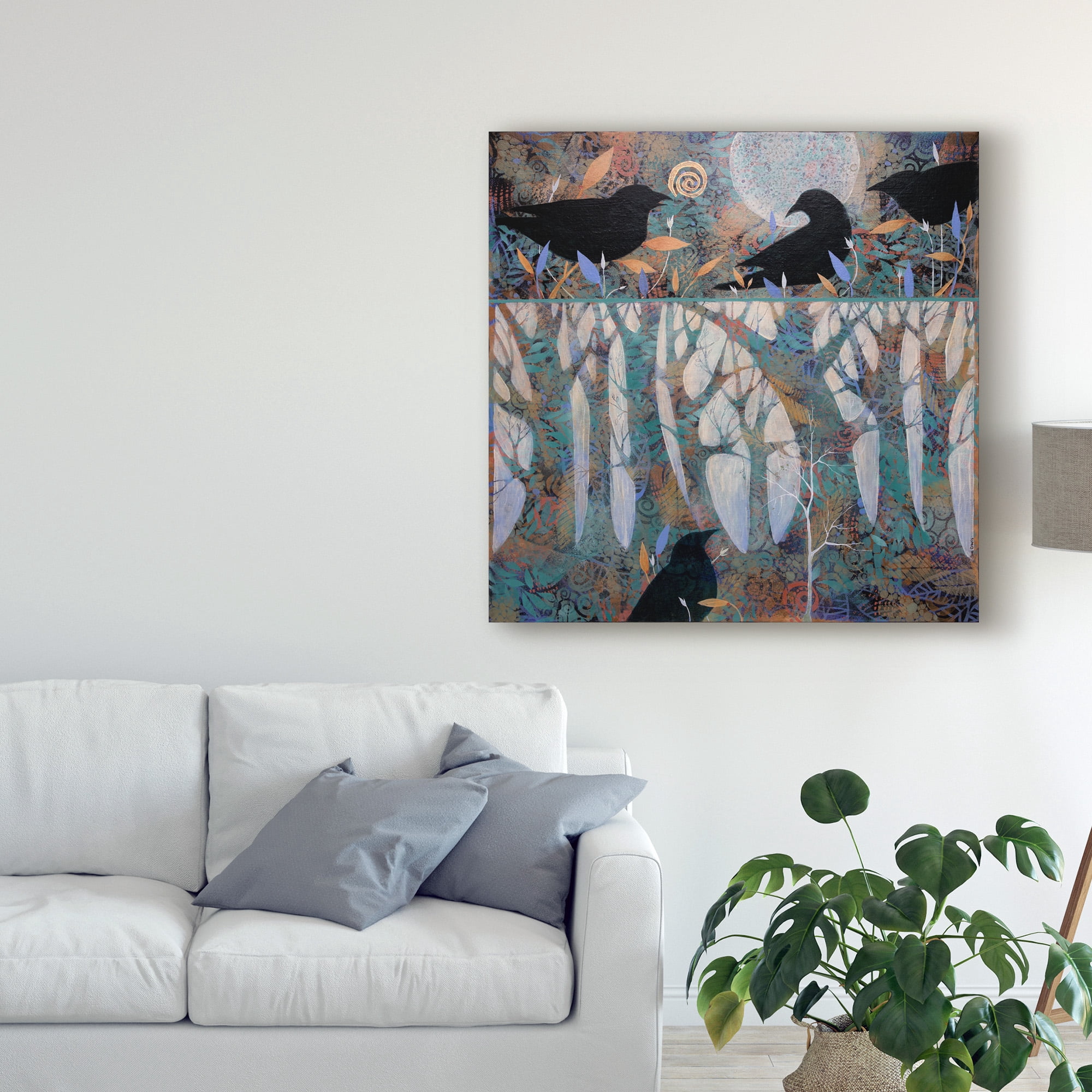 Trademark Fine Art 'Messengers' Canvas Art by Sue Davis