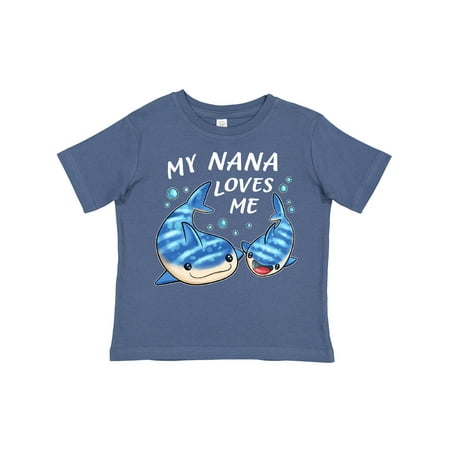 

Inktastic My Nana Loves Me- Whale Shark Boys or Girls Toddler T-Shirt