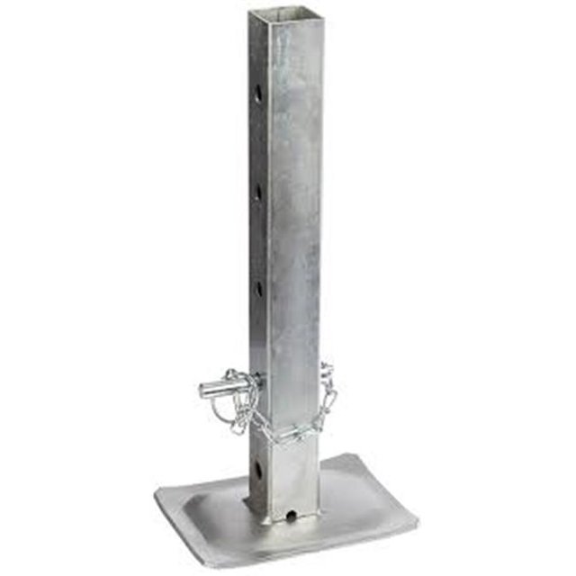 Cric de Remorque 8000 lbs Remplacement Tube Carré Jambe pour Crics Carrés de 2 Po