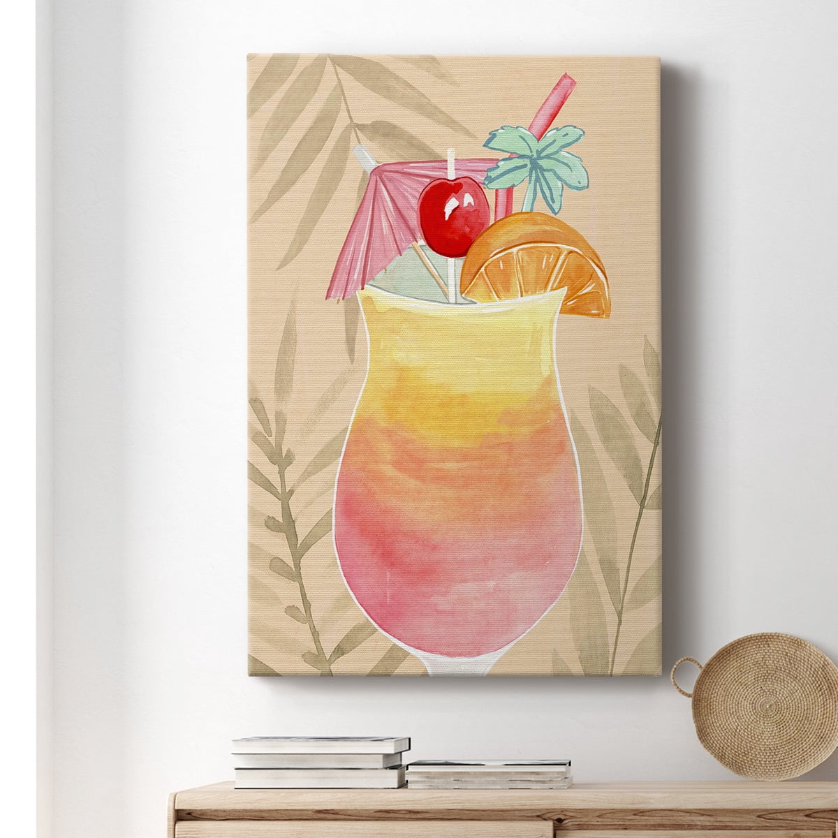 Tropical Cocktail IV Premium Gallery Wrapped Canvas - Ready to Hang