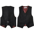 thumbnail image 6 of Lycody Boys' Suits 4 pieces Formal Tuxedo Slim Fit Boys Suit Set for Wedding Outfit Teen Boy Dress Clothes, 6 of 6