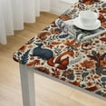 thumbnail image 4 of HAOXIT with and Pumpkins Vinyl Flannel Back Tablecloth 48''x48'', 4 of 7