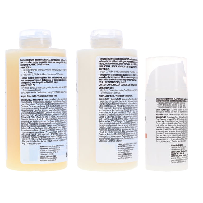 Olaplex No. 4, 5, 6 Bond Maintenance Shampoo, Conditioner & Leave