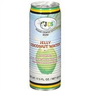 JCS Reggae Country Style Jelly Coconut With Pulp Water, 17.5 oz
