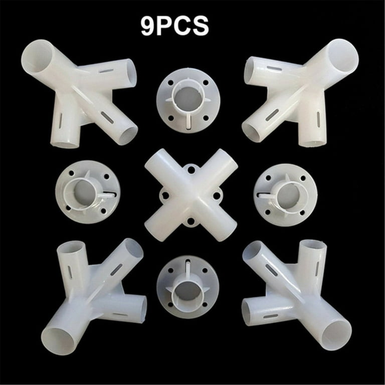 Connector Centre Connector Pvc Fitting Spare Parts for Awning for Awning  Tent Feet Replacement Parts Centre Connector Pvc Fitting Spare Parts