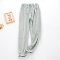 thumbnail image 2 of THDHVS Maternity Pants,Maternity Pants for Women,Plus Size Maternity Pants Made From Soft Flannel Plush Fabric for Ultimate Comfortable Featuring High Waist with Belly Support and Relaxed Loose Fits, 2 of 8