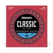 D'Addario EJ27H Student Nylon Classical Guitar Strings, Hard Tension