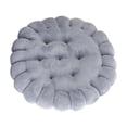 thumbnail image 1 of Cojín redondo para silla, decorativo, moderno, grueso, para decoración del hogar Gris claro, 1 of 9