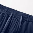 thumbnail image 4 of European Solid Color Splicing Pocket Elastic Straight Leg Pants For Men Casual Loose Trend Foreign Trade Sports Pants, 4 of 5