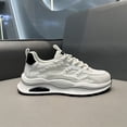 thumbnail image 7 of S-Men'S Height-Increasing Running Shoes with Lift - Lightweight Breathable Mesh Sneakers,  Arch Support, All-Season White/Black/Red Sneakers Odor-Resistant Soft Sole & for Gym, Jogging, Casual Wear+K, 7 of 7