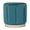 Blue, variant on Joveco Round Velvet Ottoman, Modern Small Circle Upholstered Foot Rest, Vanity Pouf Stool for Dorm, Living Room, Couch, Bedroom, Blue