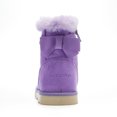 thumbnail image 7 of Weestep Girls Toddler Little Kid Warm Fur Winter Ankle Flat Snow Boot(7 Toddler, Purple), 7 of 7