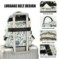 thumbnail image 3 of FORMRS Mini Backpack Purse for Women Travel Daypack Casual Shoulder Bag, Blue Floral, 3 of 7