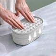thumbnail image 3 of Ice Ball Maker Stackable Round Ice Tray Set with Lid Bin Round Ice Balls Ice Trays for Freezer Is Easy to Release Sturdy Small Pellet Ice Maker for Drinks Coffee Cocktail, 3 of 6