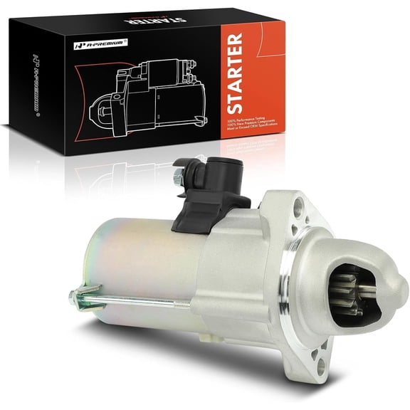 A-Premium Starter Motor Compatible with Acura ILX 2016-2022 2.4L, 12V 1.8KW 11-Teeth Clockwise, Replace# 31200-R4H-A02, 31200-R4H-A01