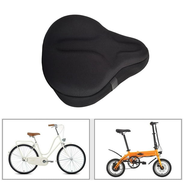JISADER Siège de vélo avec Dossier Selle de vélo électrique, Selle de vélo Extra Large Souple, Selle de vélo pour vélo de déplacement en Plein air