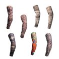 thumbnail image 4 of Hommes Femmes Tatouage Manches Extérieur Résistant au Soleil Frais Écran Solaire Bras Manches pour Outsoor Cyclisme Course à Pied Sport de Conduite, 4 of 9