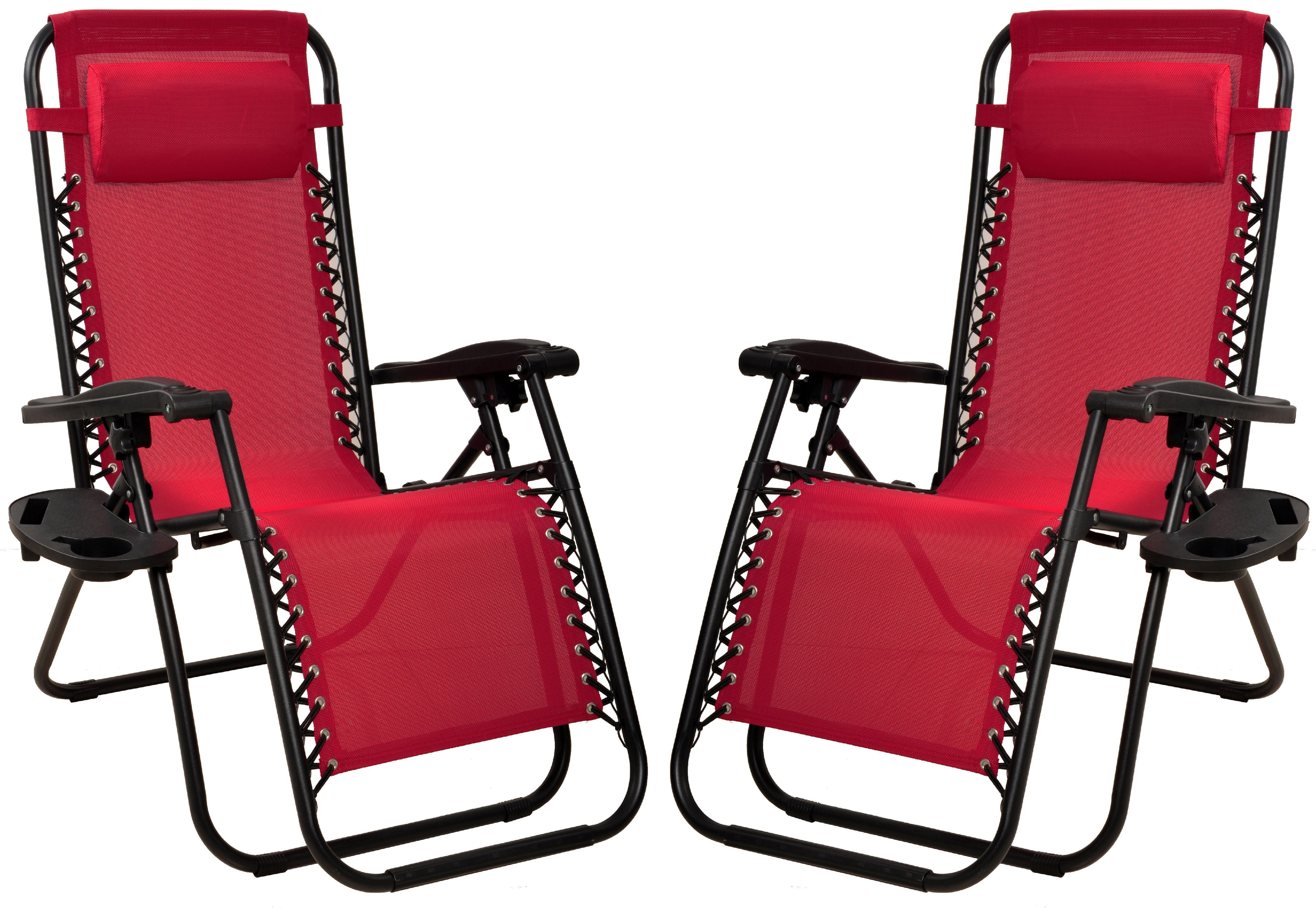 Everyday Essentials Adjustable Zero Gravity Lounge Chair Recliners for Patio - Walmart.com 