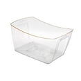thumbnail image 4 of Cubo de hielo para fiestas para enfriadores de vino transparentes bañera de almacenamiento liviano champán cubo de vino bebidas bañera de hielo para Lado de oro 18L, 4 of 9