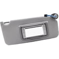 thumbnail image 1 of Grey Sun Visor Left Right Side Driver Passenger Sun Shade Compatible For Honda Accord 2008-2012 SunVisor With Mirror(Left), 1 of 5