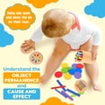 thumbnail image 3 of Wooden Montessori Baby Toddler Toys: 3 in 1 Learning Fine Motor Skills Toys, Educational Color Sorting Sensory Toys for 1-3 Toddlers, Boys Girls Toys Gifts, 3 of 7