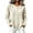Beige, variant on Women's Floral Embroidered Cardigan Button Down Crew Neck Long Sleeve Casual Sweater