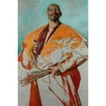thumbnail image 2 of Jacek Malczewski 11x14 Gold Ornate Wood Frame and Double Matted Museum Art Print Titled - Portrait of Leon Wyczołkowski (circa 1895), 2 of 4