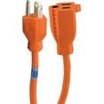 thumbnail image 3 of UltraPro GE 100ft Extension, Heavy Duty, 16AWG, Indoor/Outdoor Use, Extra Long Power Cord, UL Listed, Orange, 51923, 100 ft, 3 of 6