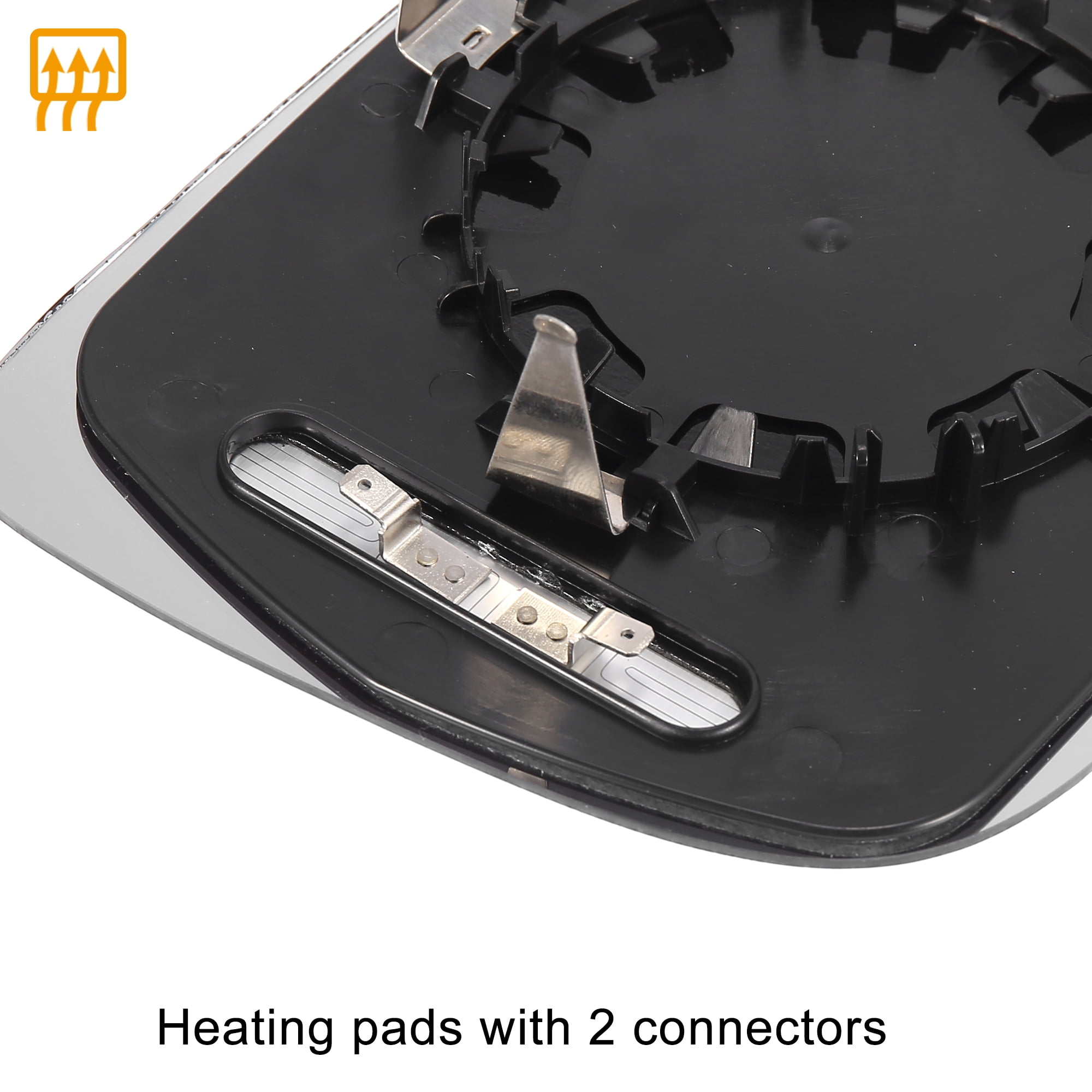 Unique Bargains Car Rearview Left Side Heated Mirror Glass Backing Plate