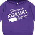 thumbnail image 3 of Inktastic Someone in Nebraska Loves Me Toddler Hoodie, 3 of 4