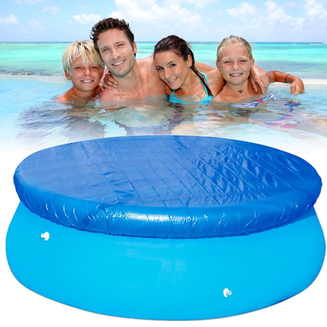 Swimming Pool Cover Rectangle Dust Cover Mat Waterproof Swimming Pool Cover Dustproof Outdoor Paddling Family Pools Protector Swimming Pool Accessories for Indoor Outdoor Garden Paddling