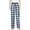 White, variant on Zhuashum Sweatpants For Girl 3-4 Years Plaid Print Pajamas Pants Straight Leg Loose Elastic Waist Long Trousers Fahion Girl Clothes Blue